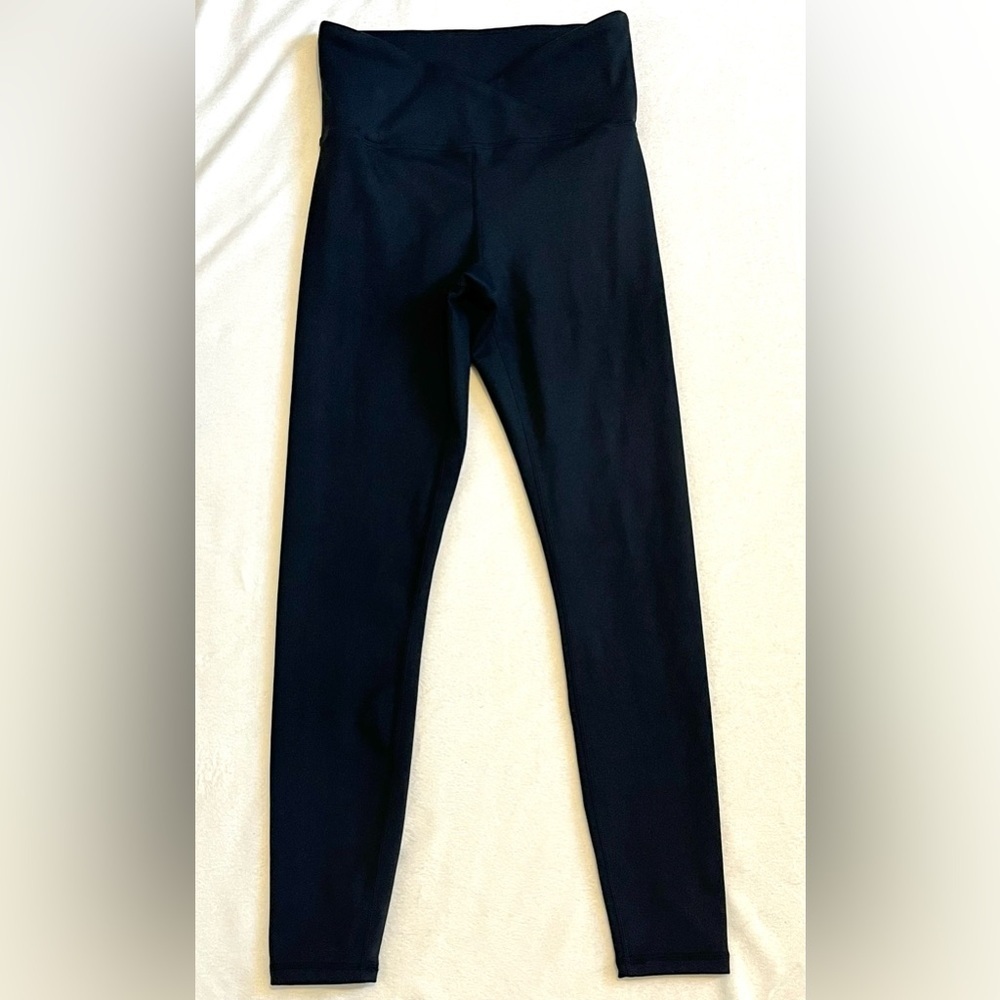 Black High-Waisted Women’s 7/8 Length Leggings Unknown Brand Size XS